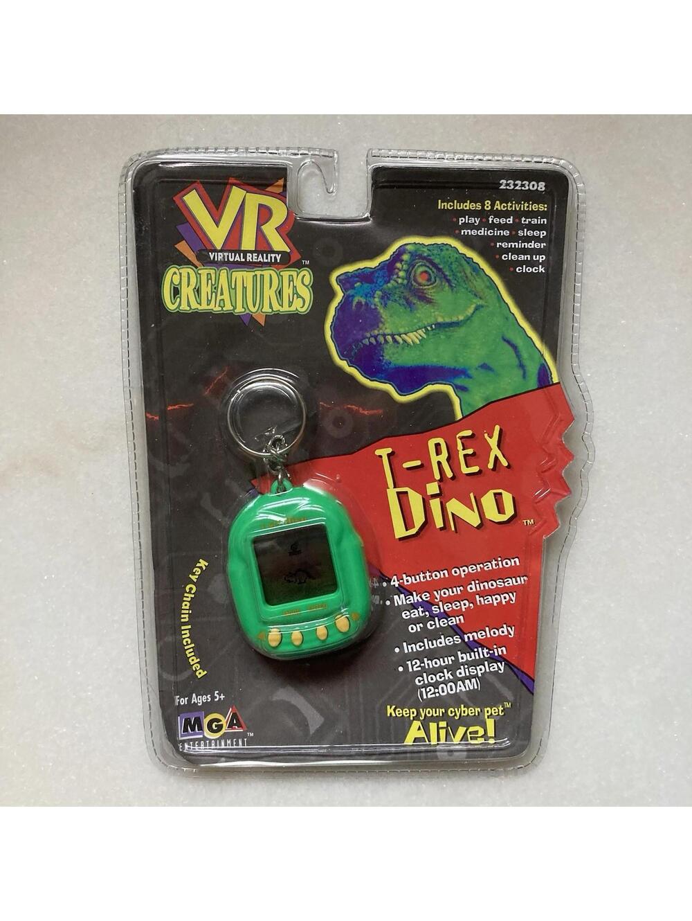 Working T-rex Dino VR Creatures Virtual Pet 90s Electronic Kids Toy Tamagotchi